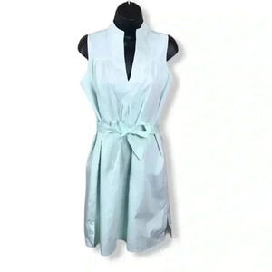 Peg & Kris Mint Green Belted Dress Size 6